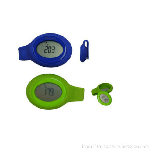 Bluetooth 4.0 pedometer with belt clip and wristband
